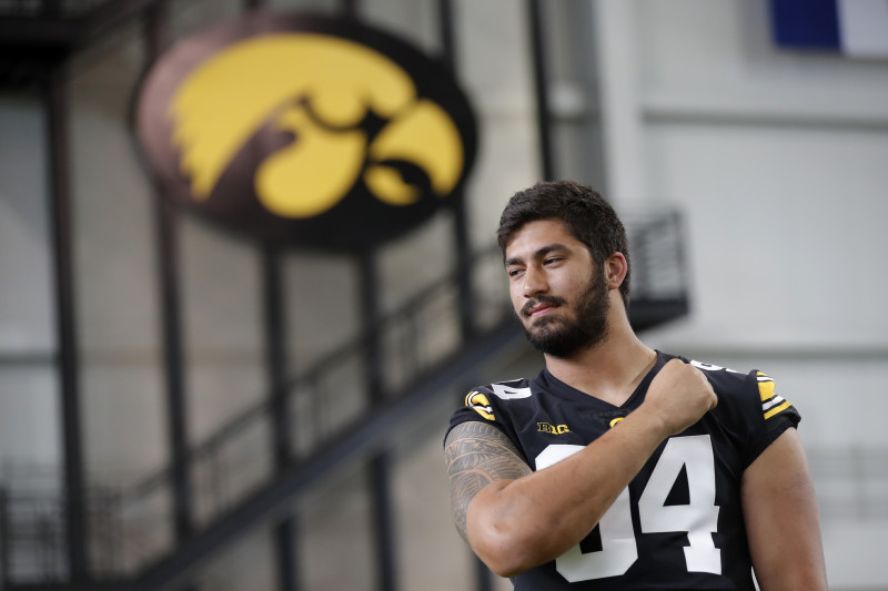 The Next J.J. Watt? Iowa Edge A.J. Epenesa Lets His Dominance Speak for  Itself, News, Scores, Highlights, Stats, and Rumors