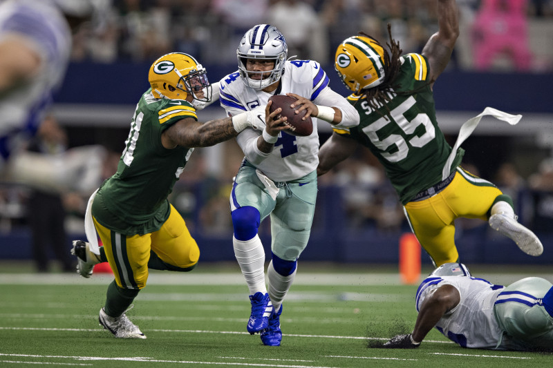 Recap: Dak Prescott, four forced turnovers help Cowboys blow out Packers