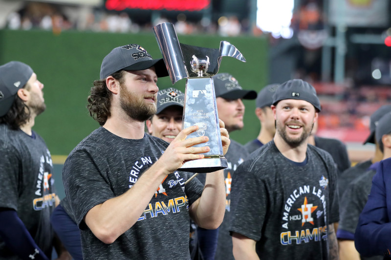 The Houston Astros celebrate 2019 American League Pennant, Altuve named MVP