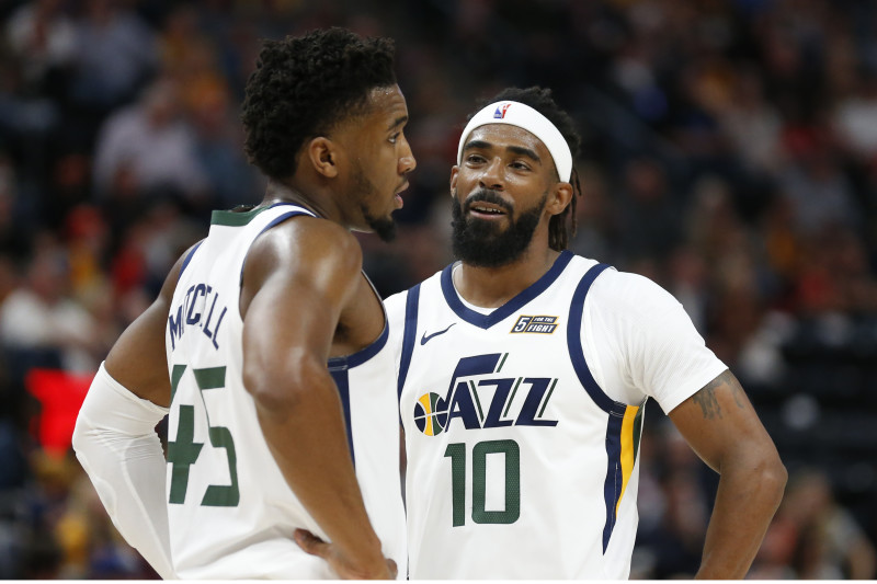 Donovan Mitchell of the Utah Jazz voted as top rookie by his peers