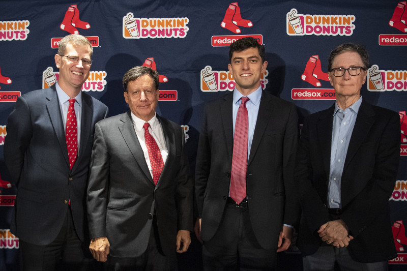 Photo: Mookie Betts and J.D. Martinez pose for cover of Red Sox