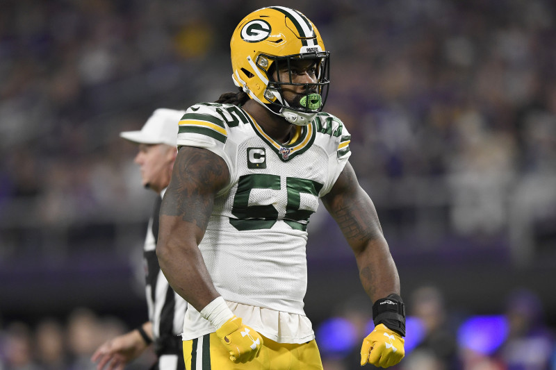 55 Green Bay Zadarius Smith Packers Nfc North Division