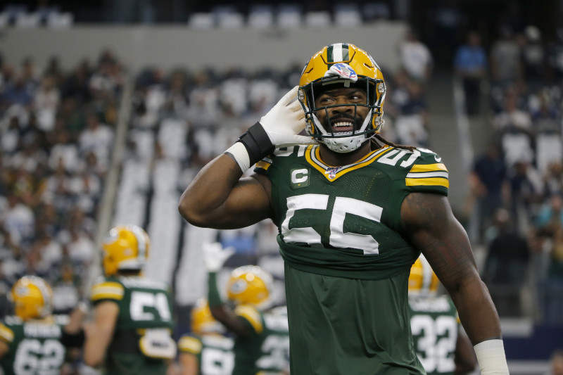 Zadarius Smith 55 Green Bay Packers Nfc North Division Champions