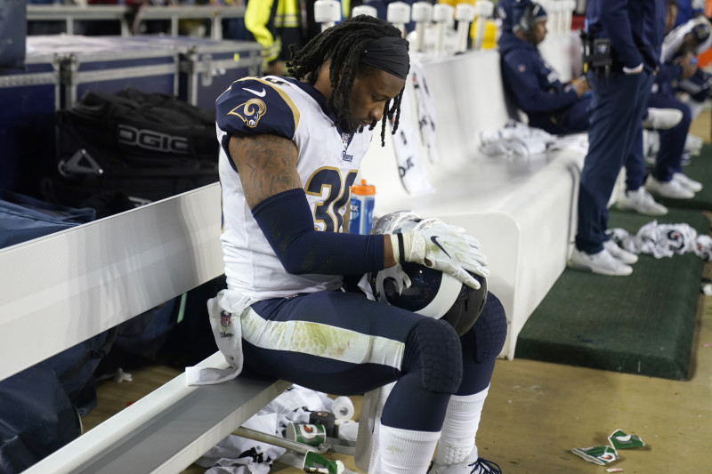 Bleacher Report na platformě X: „First look at Todd Gurley in a St. Louis Rams  jersey #NFLDraft  / X