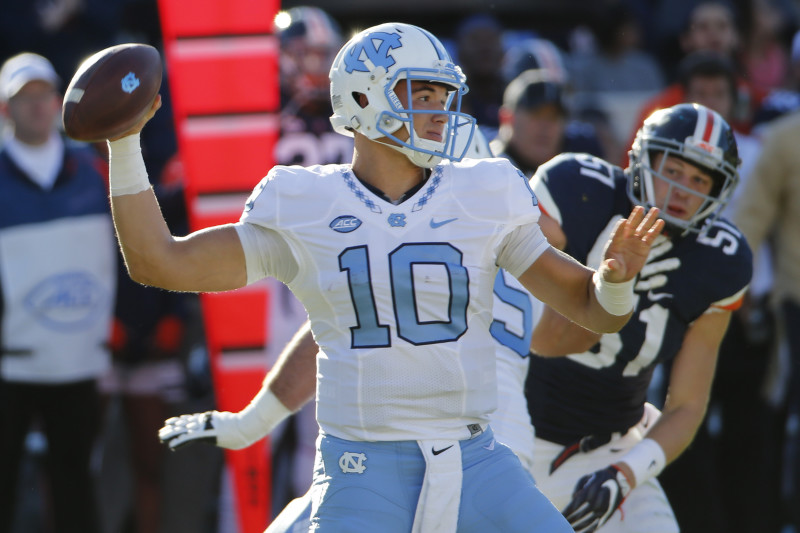 MITCHELL Mitch TRUBISKY 2017 Leaf Draft All-American #AA16 Rookie