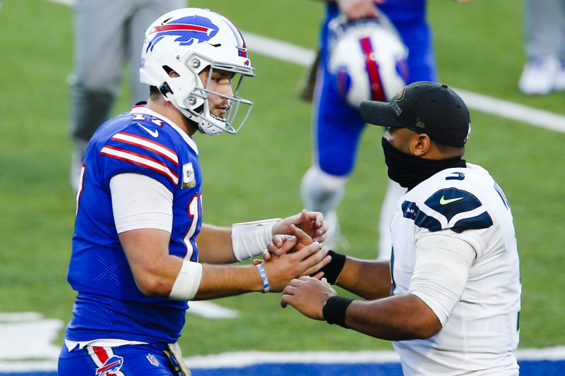 Russell Wilson Leads the N.F.L. M.V.P. Race, but Josh Allen Is … - The New  York Times