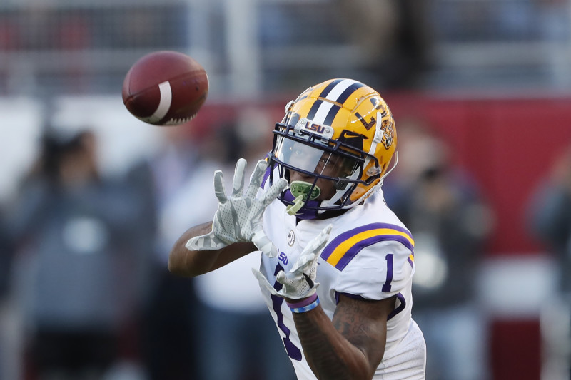 LSU Alumni Ja'marr Chase And Justin Jefferson Jersey Swap, Ja'Marr Chase,  Justin Jefferson, LSU Tigers football, Never graduate 