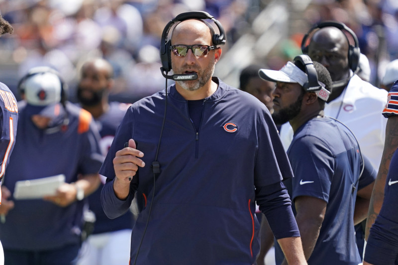 Bears coach Matt Nagy undecided on QBs Justin Fields, Andy Dalton