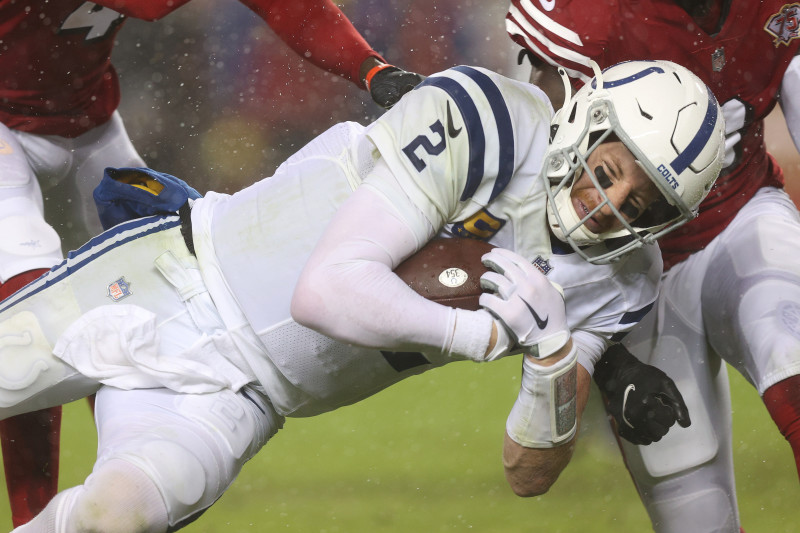 Photos from San Francisco 49ers soggy loss to Indianapolis Colts