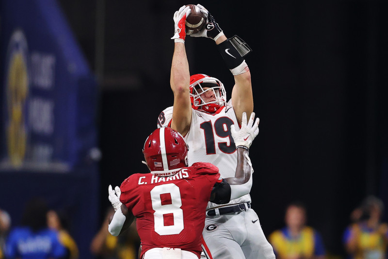 Brock Bowers (TE  Georgia) Highlights Reaction 