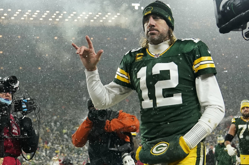 Bleachers Sports Music & Framing — Aaron Rodgers Green Bay Packers