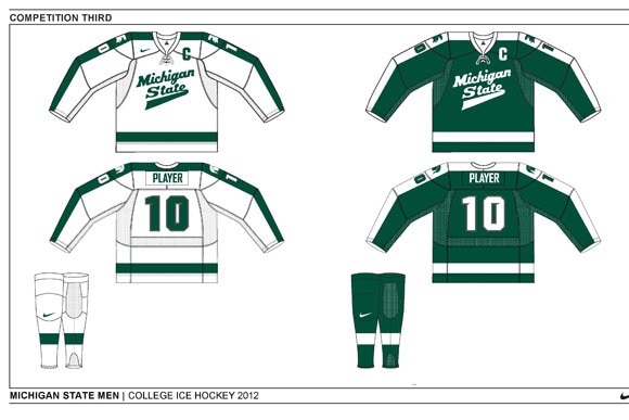 Michigan state hockey hoodie clearance