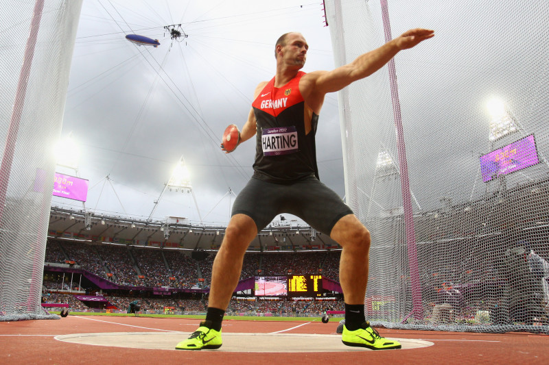 Olympic Track And Field Robert Harting Of Germany Wins Gold In Men S Discus Bleacher Report Latest News Videos And Highlights