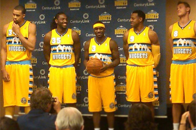 Denver Nuggets Uniforms History 2024 www.alhudapk