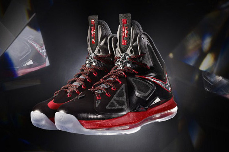 Black fashion and red lebrons