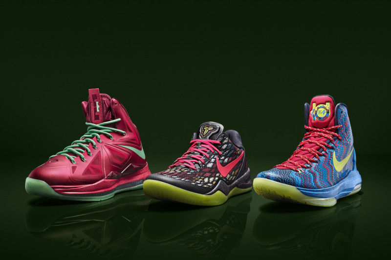 Lebron james christmas shoes best sale