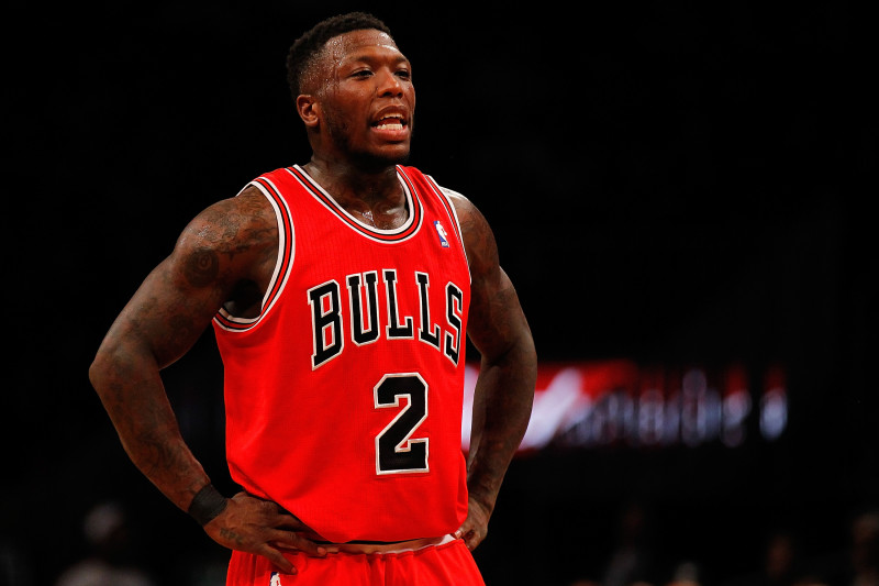 nate robinson no shirt