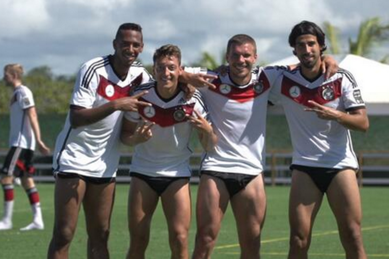 Lukas Podolski Posts Picture Of German Bros In Their Underwear Bleacher Report Latest News Videos And Highlights
