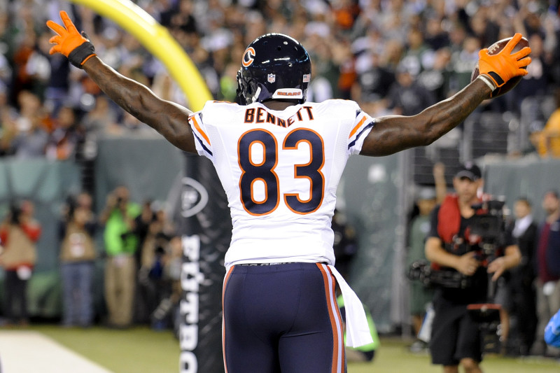 Martellus Bennett Not Wasting Any Opportunities in Chicago Bears Offense News Scores Highlights Stats and Rumors Bleacher Report