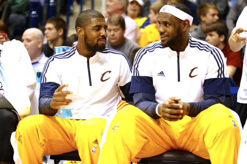 LeBron James, Kyrie Irving Deny Exchanging Words Following Loss To ...