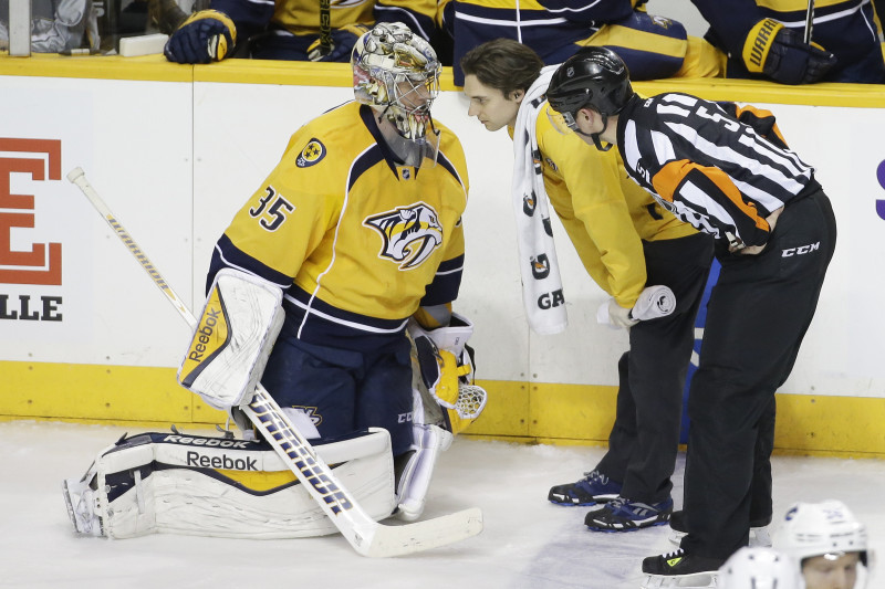 Pekka Rinne Injury Updates On Predators Star S Lower Body And Return Bleacher Report Latest News Videos And Highlights