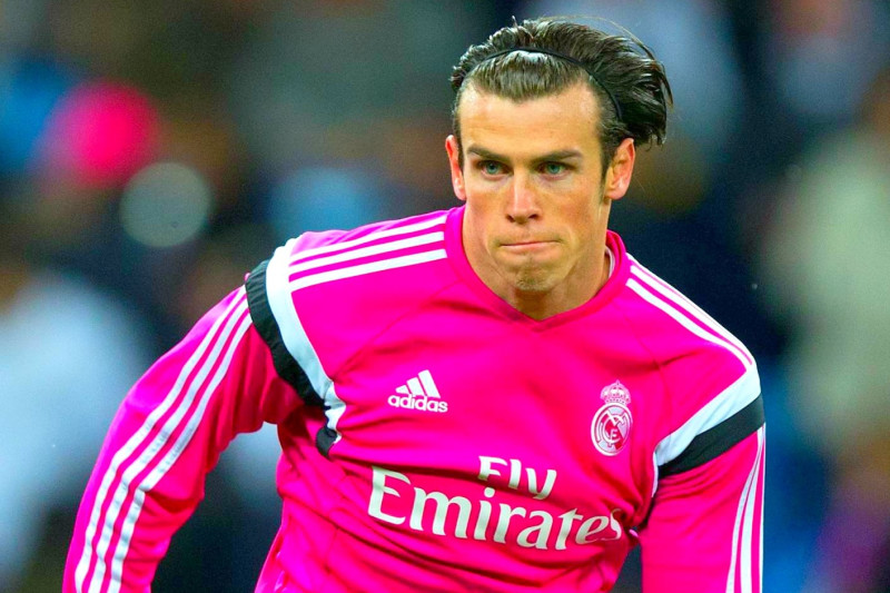 Real Madrid Gareth Bale on sale pink jersey