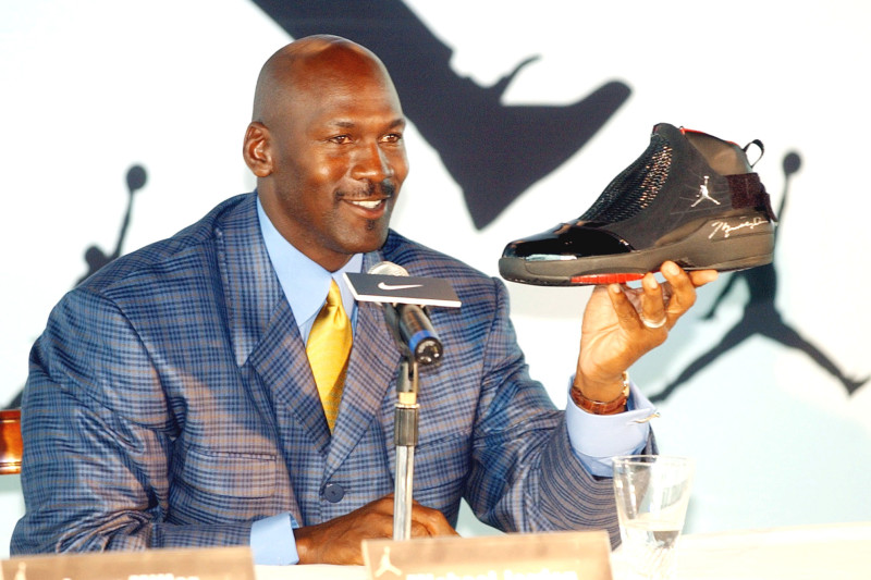 Michael jordan nike salary best sale