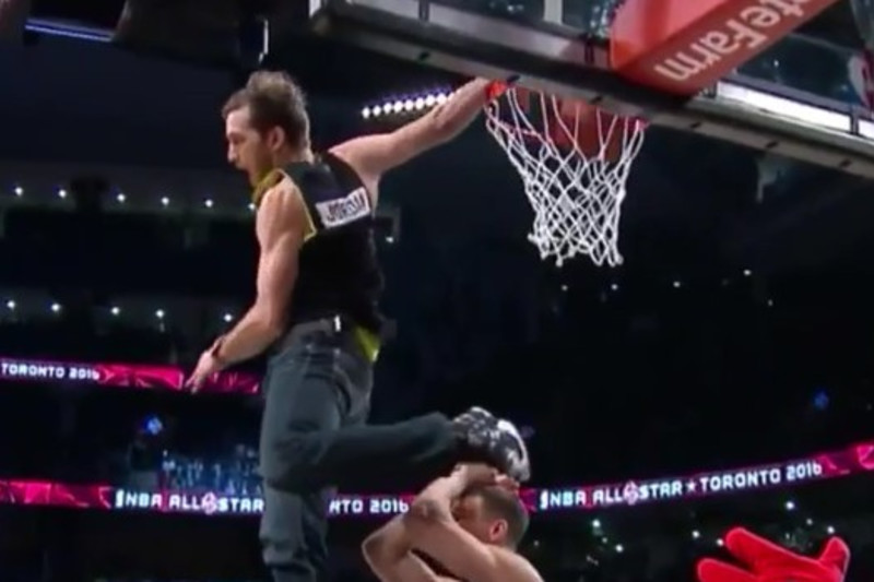 Jordan Kilganon Shocks All Stars with Scorpion Dunk During Timeout News Scores Highlights Stats and Rumors Bleacher Report