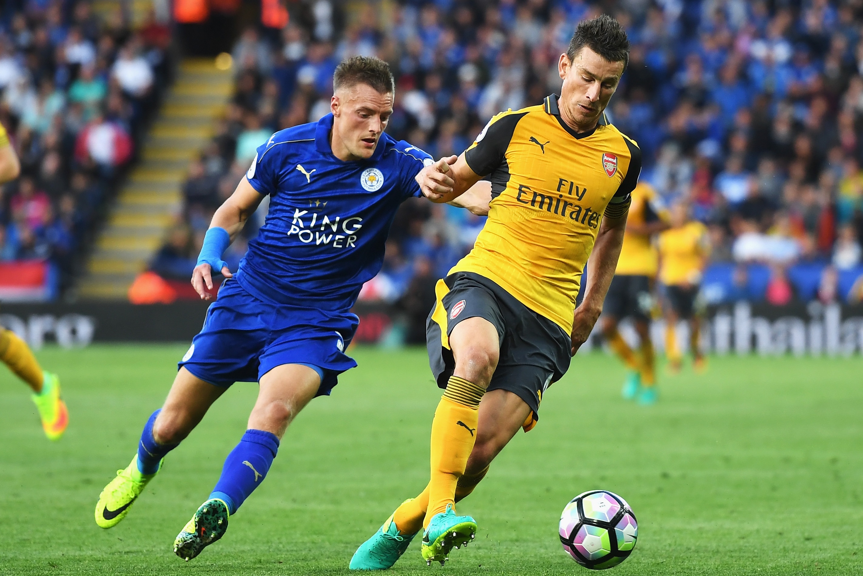 Leicester arsenal 2016 Clearance