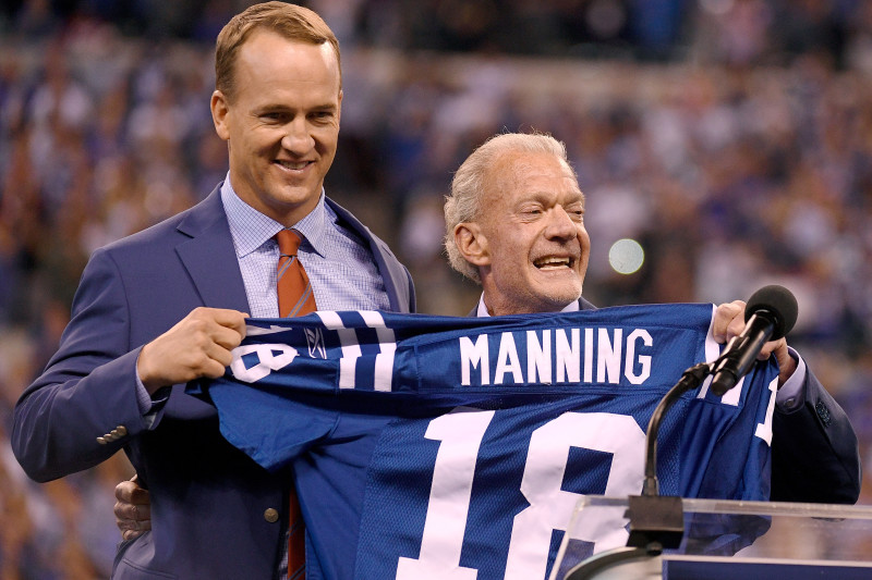 NFL on X: Here's what Peyton Manning's jersey retirement will look like,  probably. #Colts #ThankYouPeyton  / X