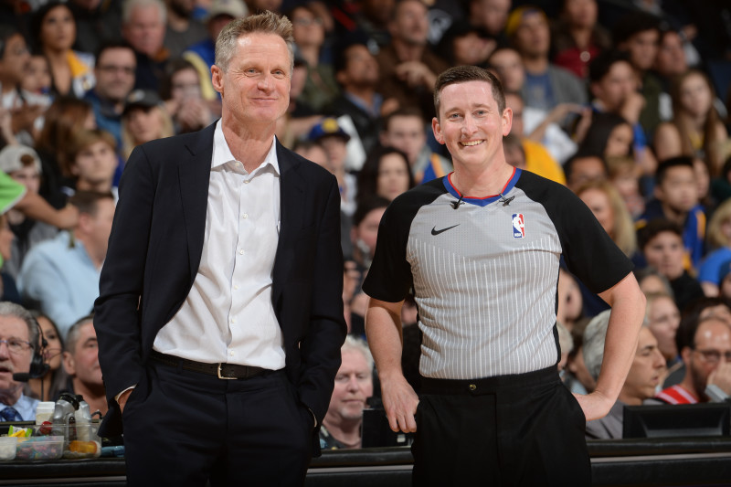 Steve Kerr Says NBA Officiating Has Never Been Harder, Players Try to Fool  Refs | News, Scores, Highlights, Stats, and Rumors | Bleacher Report