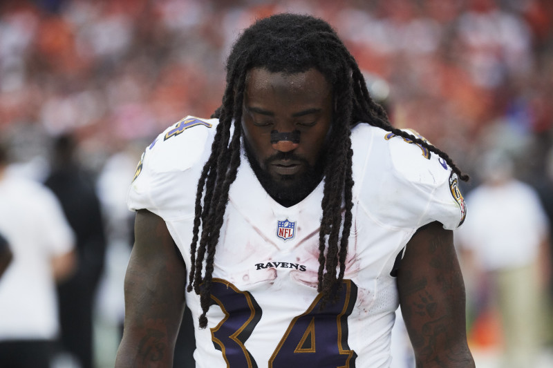 Alex Collins Charged with Possession of Drugs, Firearms After ...