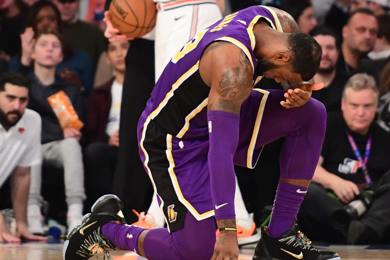 Lakers News LeBron James Talks Mario Hezonja Block Blown Lead vs. Knicks News Scores Highlights Stats and Rumors Bleacher Report