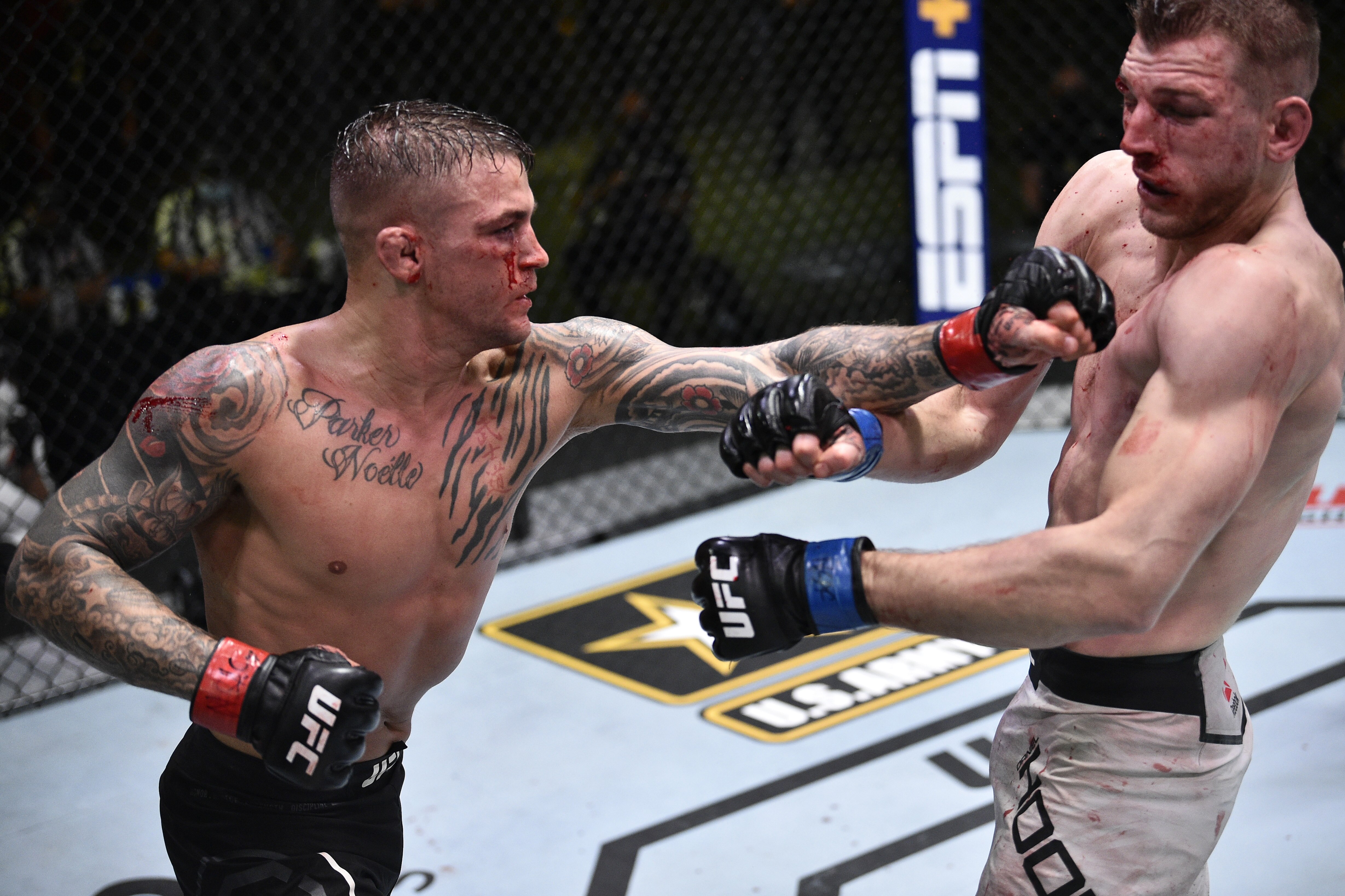 Ufc On Espn 12 Results Dustin Poirier Mike Perry Highlight Main Card Winners Bleacher Report Latest News Videos And Highlights