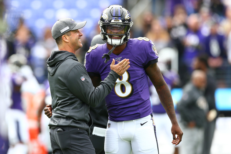 Lamar Jackson on Harbaugh: We Both Don't Take Any Crap ... That's Why I  Love Him | Bleacher Report | Latest News, Videos and Highlights