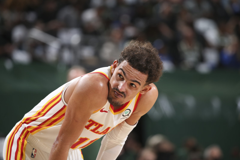 Trae Young vs the Milwaukee Bucks