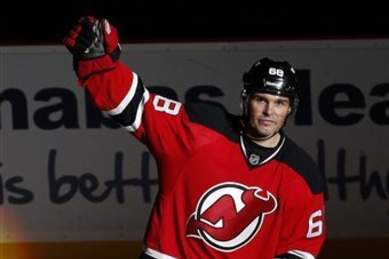 Jaromir jagr new jersey devils hotsell