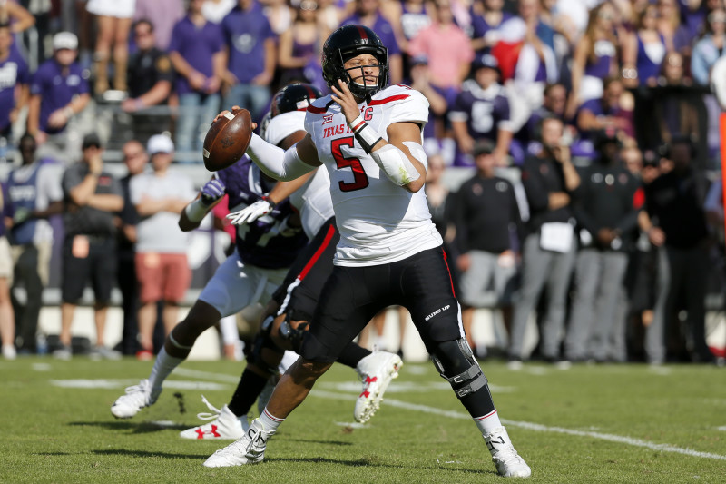 Mahomes tossed 77 combined passing touchdowns in his sophomore and junior years at Texas Tech.