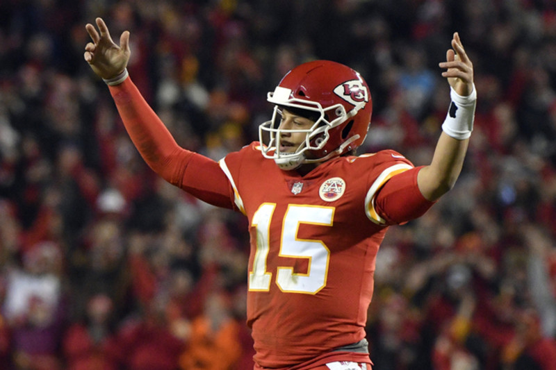 Mahomes threw  50 touchdown passes in his first year as an NFL starter.