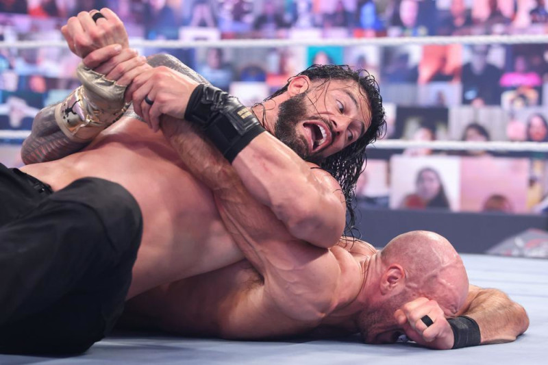 Cesaro lost to Roman Reigns at WWE WrestleMania Backlash. 