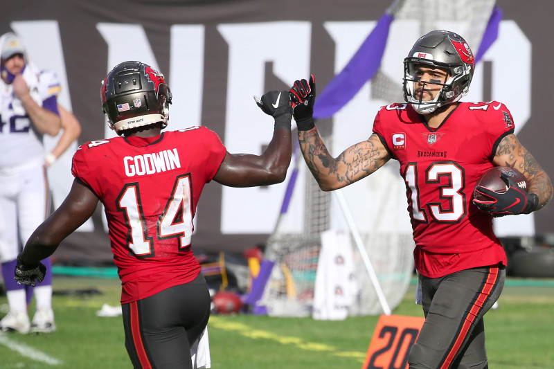 Chris Godwin (left) and Mike Evans (right)